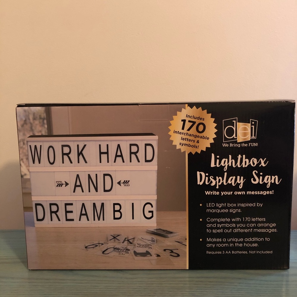 💡Lightbox Display Sign⭐️ - Picture 5 of 5